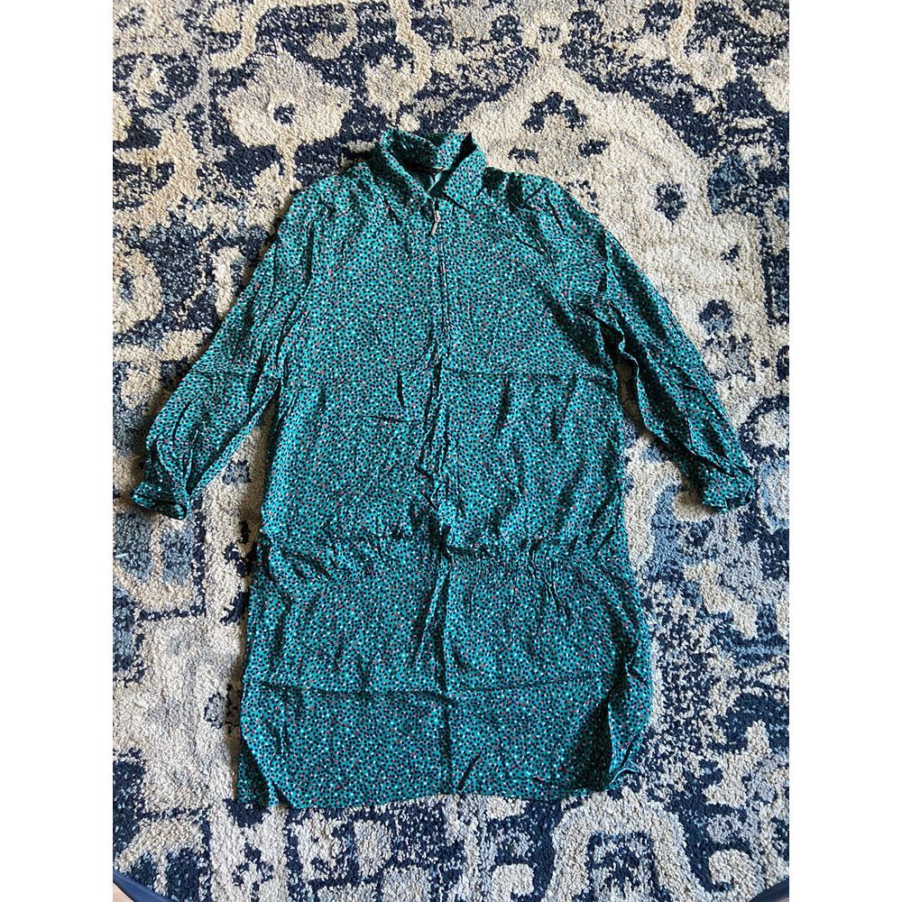ZARA BASIC Dress Shift Polka Dot Print Size M